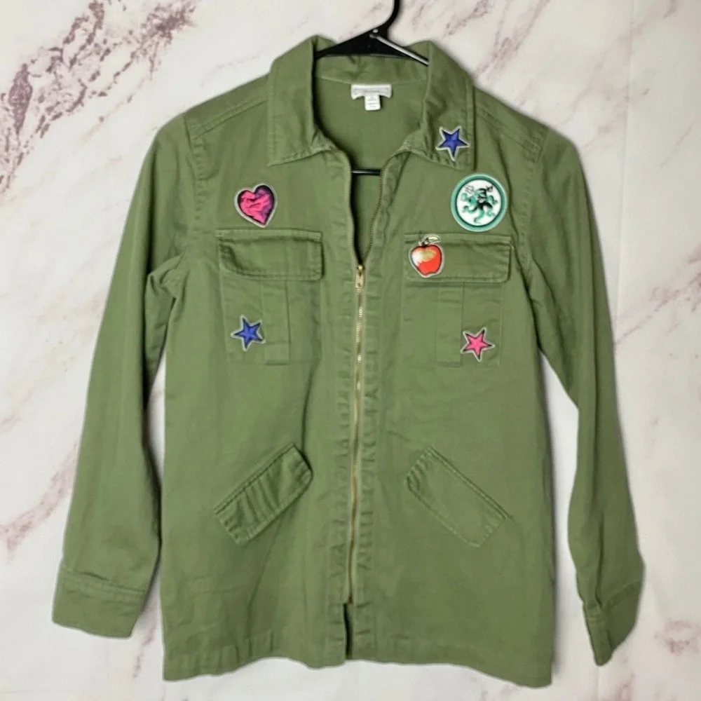 Disney Descendants D-signed utilitarian cargo kids girls size 12 olive green